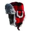Eskimo Plaid Alaskan Fur Hat -Ice Fishing Equipment 27761 web