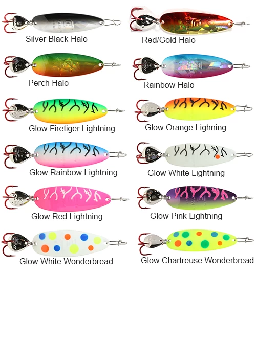 Clam Ribbon Leech Flutter Spoon 3 Clam Ribbon Leech Flutter Spoon