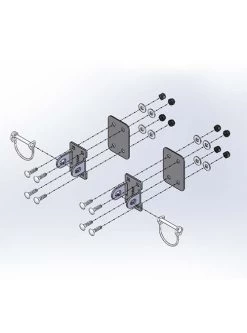 Clam Hitch Mounting Kit
