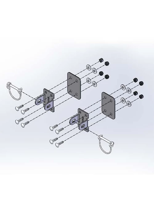 Clam Hitch Mounting Kit 3 Clam Hitch Mounting Kit